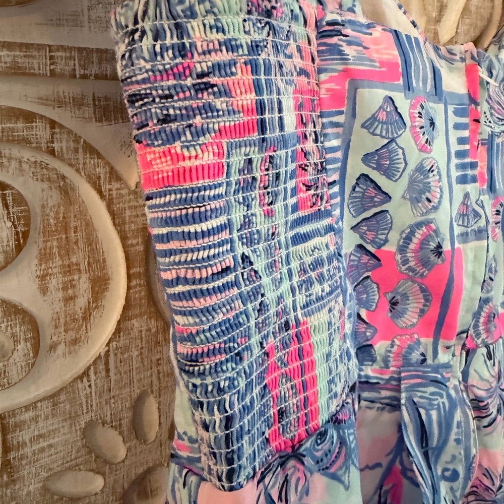 Lilly Pulitzer Pink and Blue Mini Dress - Picture 4 of 6